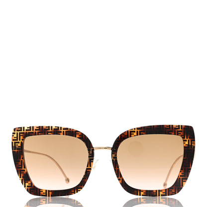 Fendi Acetate Metal F is Fendi FF Square Cat Eye Sunglasses FF 0424/F/S Havana 2 of 6