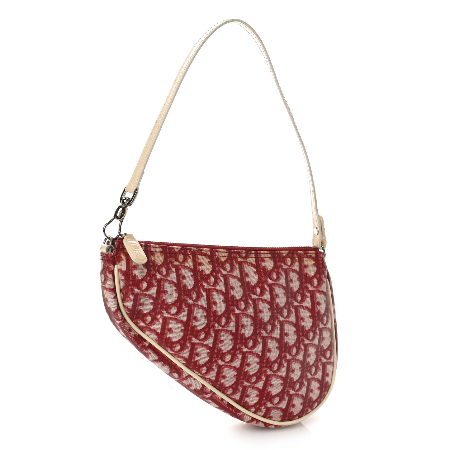 Monogram Mini Saddle Pochette Red