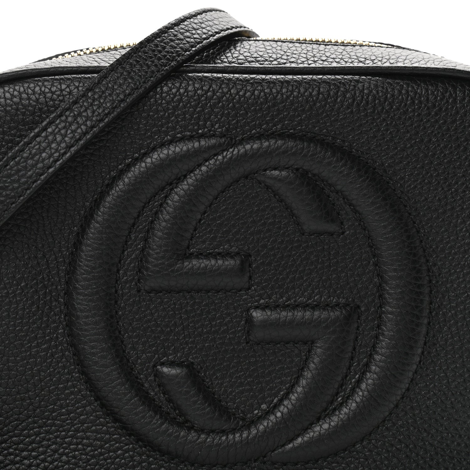 Gucci Pebbled Calfskin Small Soho Disco Bag Black 8 of 11