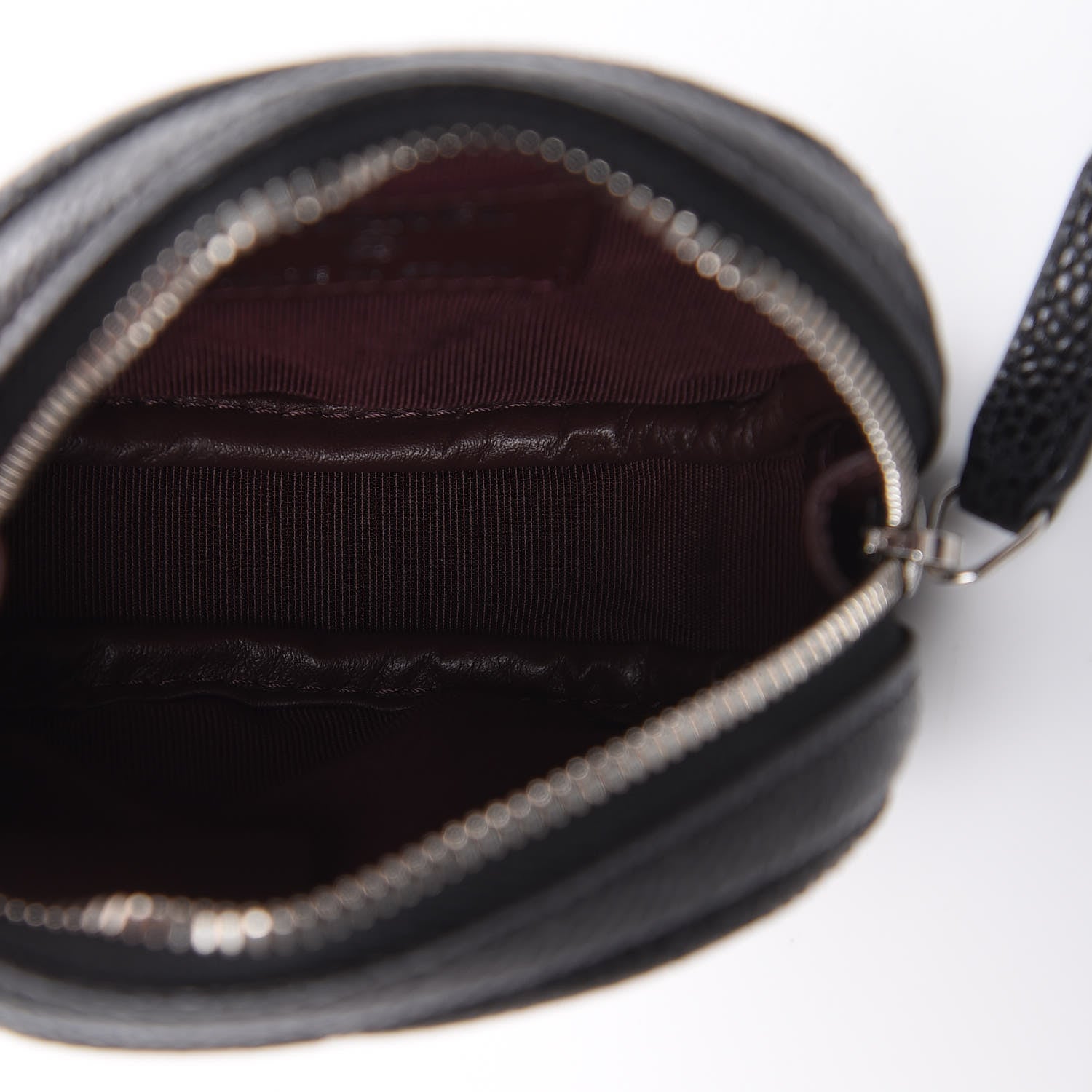 Chanel Caviar Quilted Zip Around Classic Coin Purse Black 5 of 8