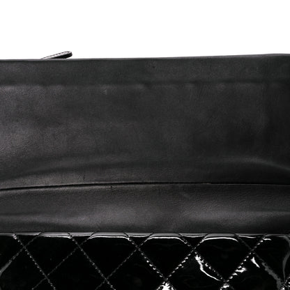 Chanel Patent Calfskin Quilted Beauty CC Clutch Black 12 of 12