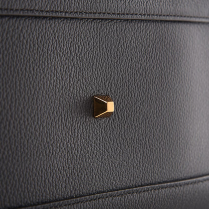 MCM Grained Calfskin Large Milla Tote Black 14 of 14