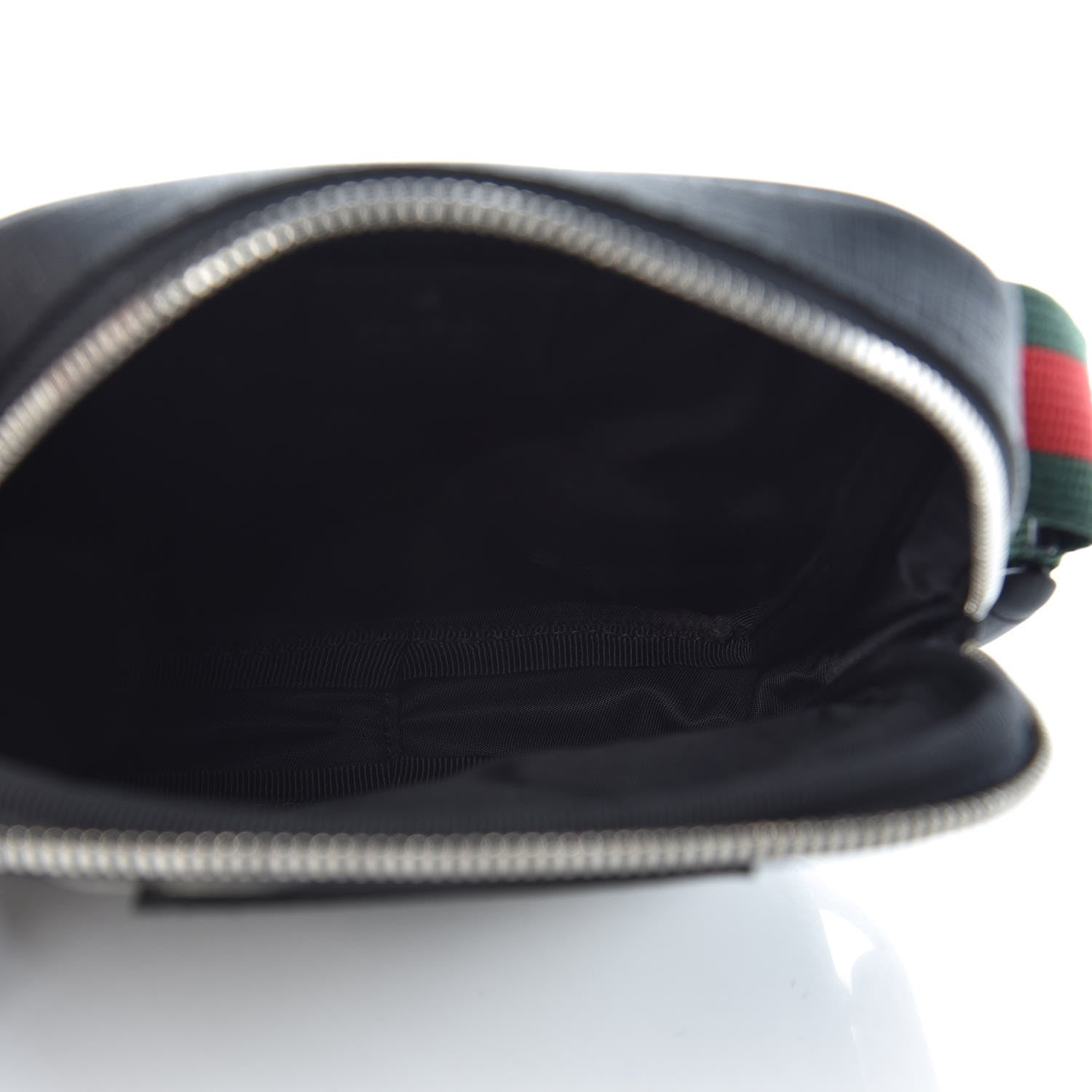 Gucci GG Supreme Monogram Web Belt Bag Black 5 of 9