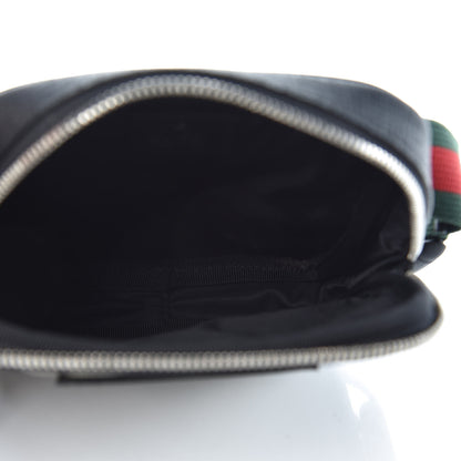 Gucci GG Supreme Monogram Web Belt Bag Black 5 of 9