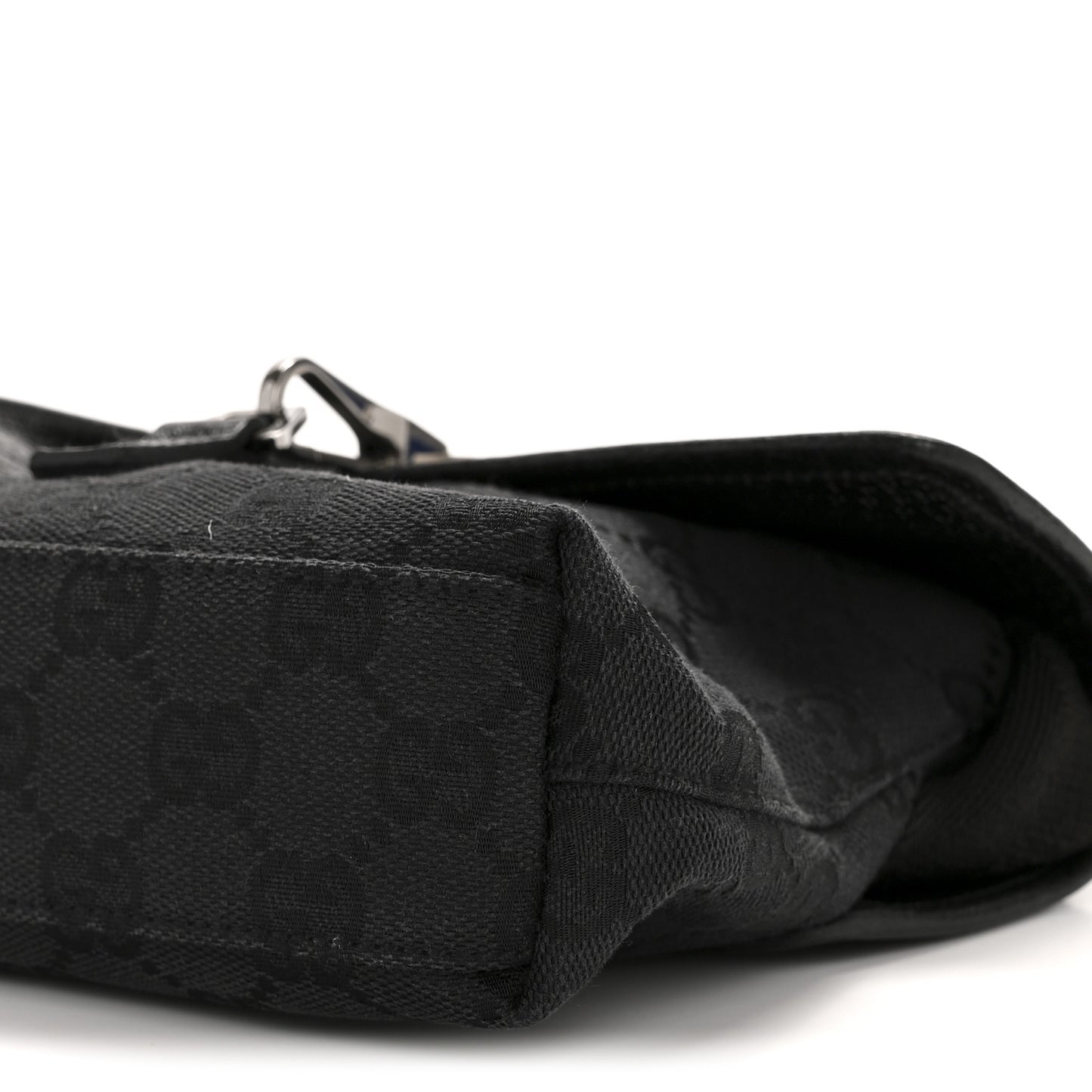 GG Monogram Web Flight Belt Bag Black