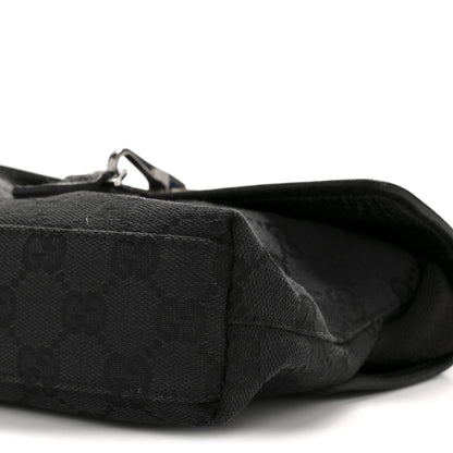 Gucci GG Monogram Web Flight Belt Bag Black 10 of 11