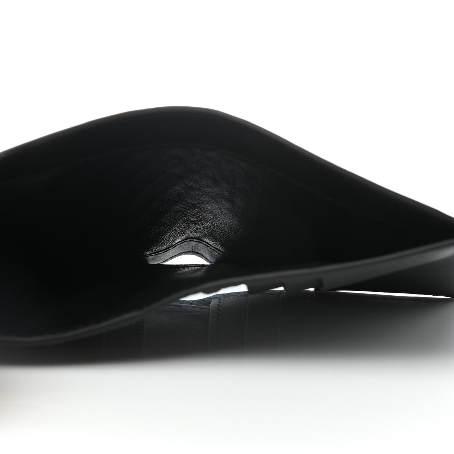Nappa Intrecciato Bi-Fold Card Holder Black