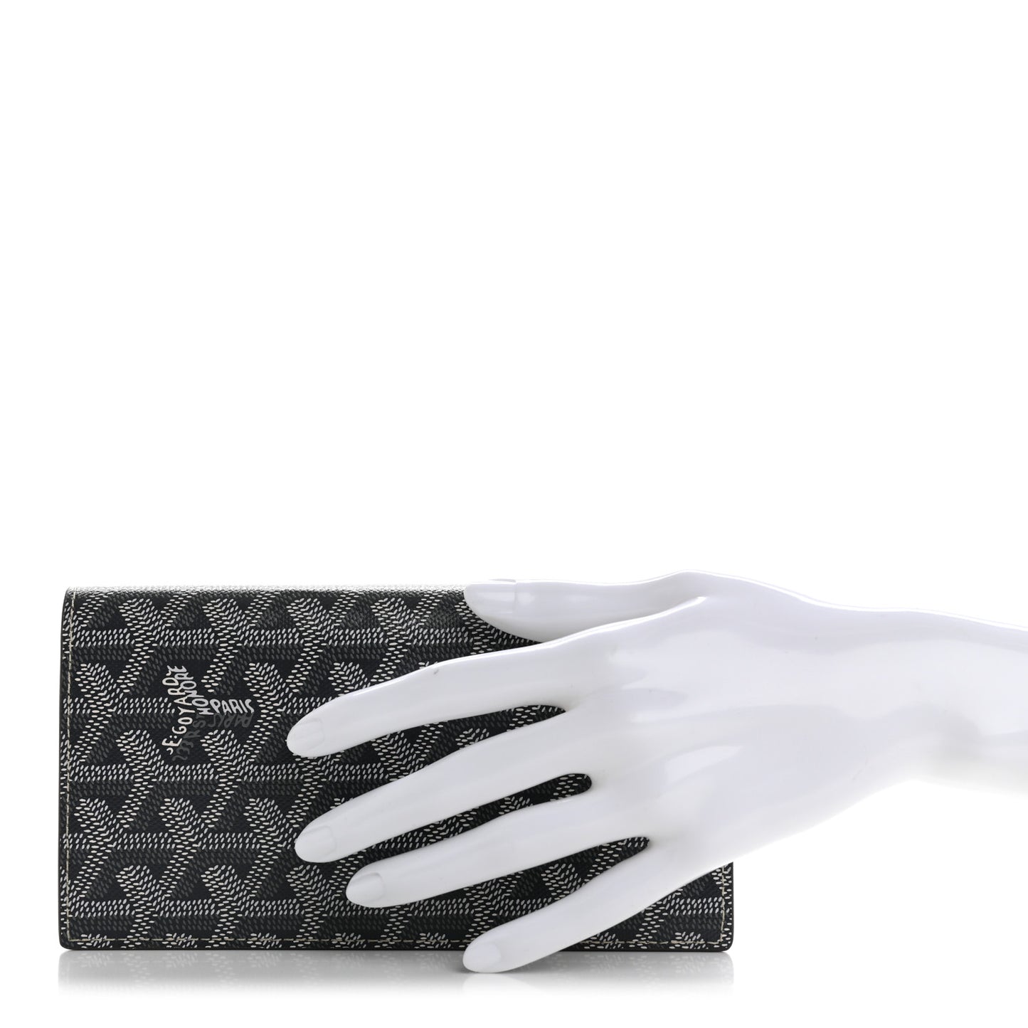 Goyardine Long Bi-Fold Wallet Grey