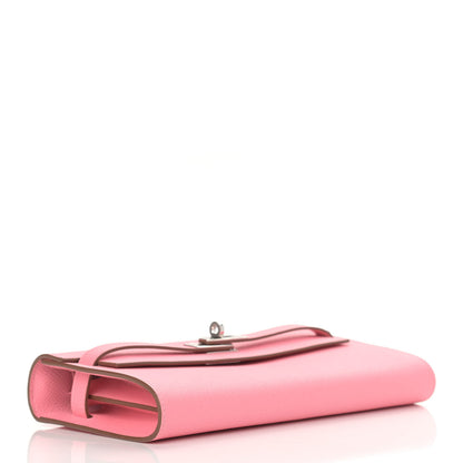 Hermes Epsom Kelly Wallet To Go Rose Confetti 4 of 9