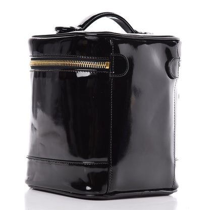 Chanel Patent Vanity Cosmetic Case Black 3 of 16