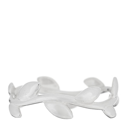 Tiffany Sterling Silver Paloma Picasso Narrow Olive Leaf Band Ring 49 5 3 of 4