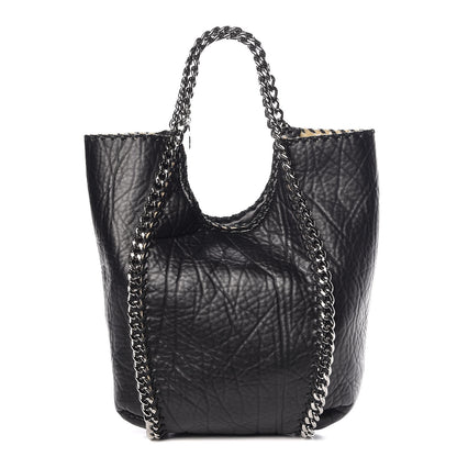 Stella McCartney Shaggy Deer Shearling Chain Falabella Tote Black 1 of 6