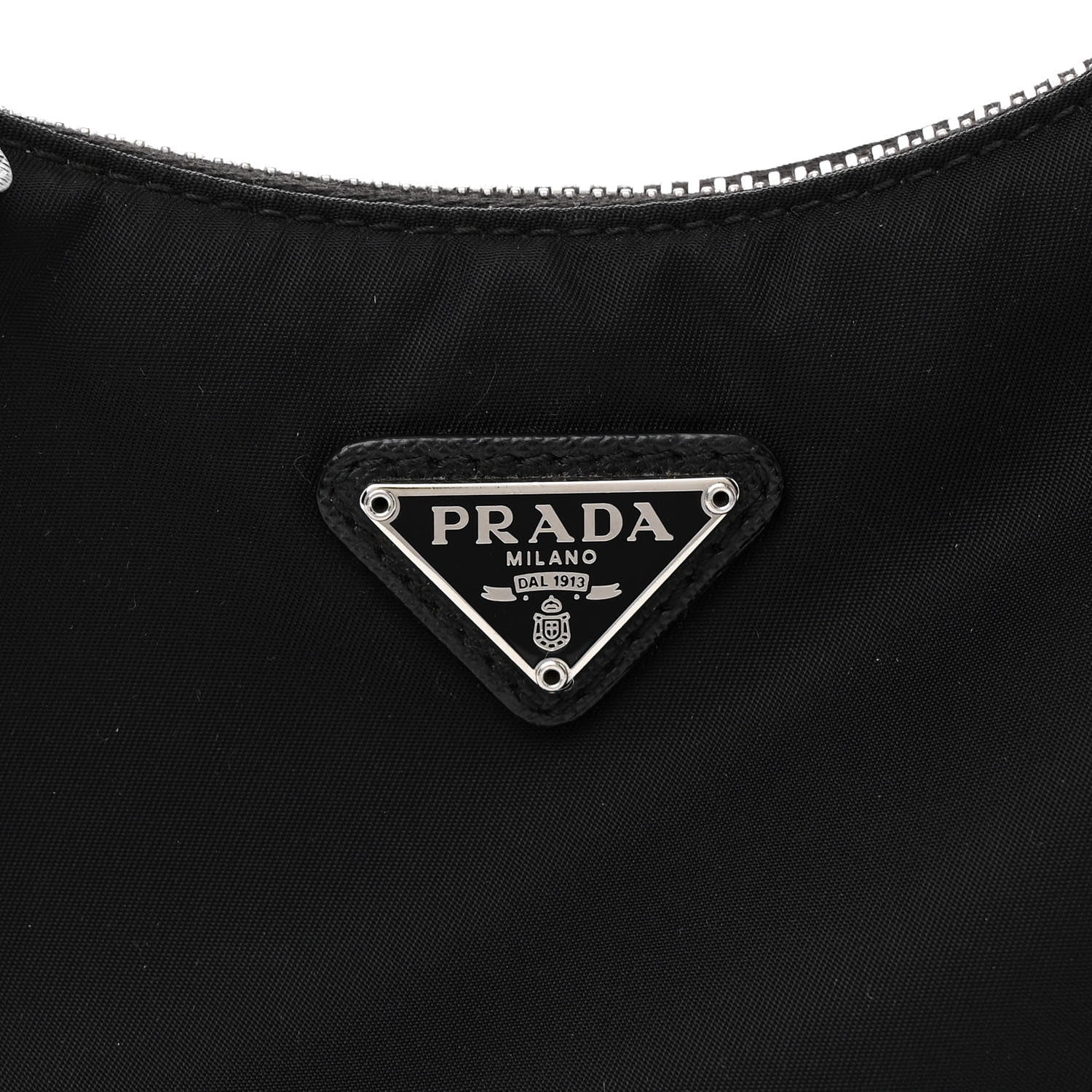 Prada Nylon Re-Edition 2005 Shoulder Bag Black 8 of 11