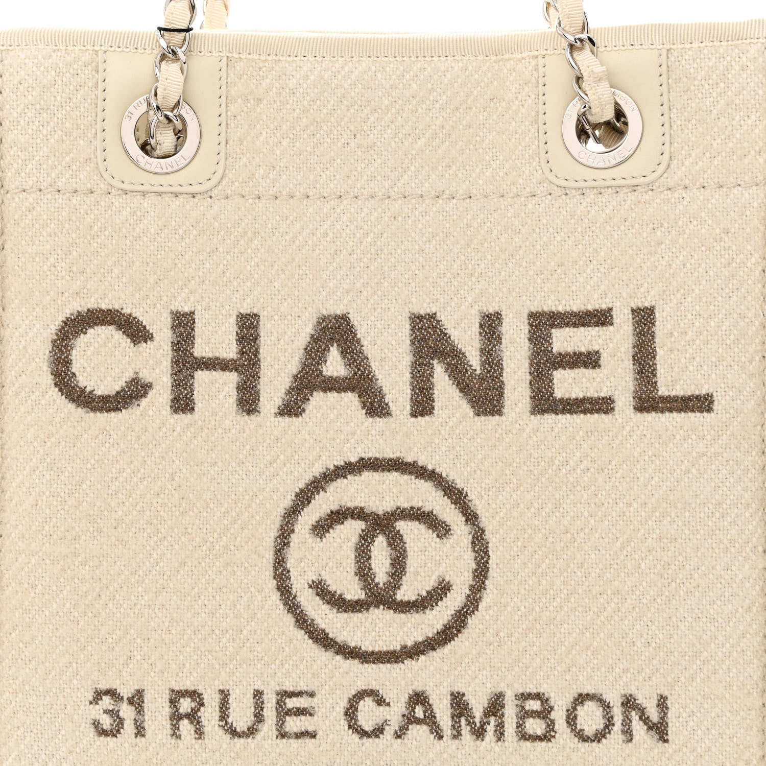 Chanel Mixed Fibers Small Deauville Tote Ecru 8 of 11