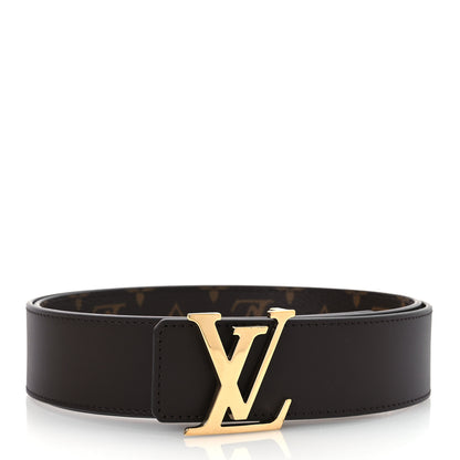 Louis Vuitton Calfskin Monogram 40mm LV Initiales Reversible Belt 100 40 Brown 2 of 8