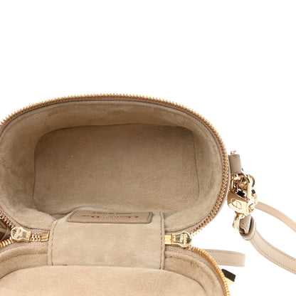 Christian Dior Lambskin Cannage Micro Lady Dior Vanity Case Beige 5 of 11