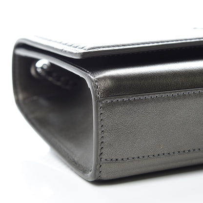 Saint Laurent Ribbed Calfskin Medium Monogram Kate Satchel Anthracite 5 of 11