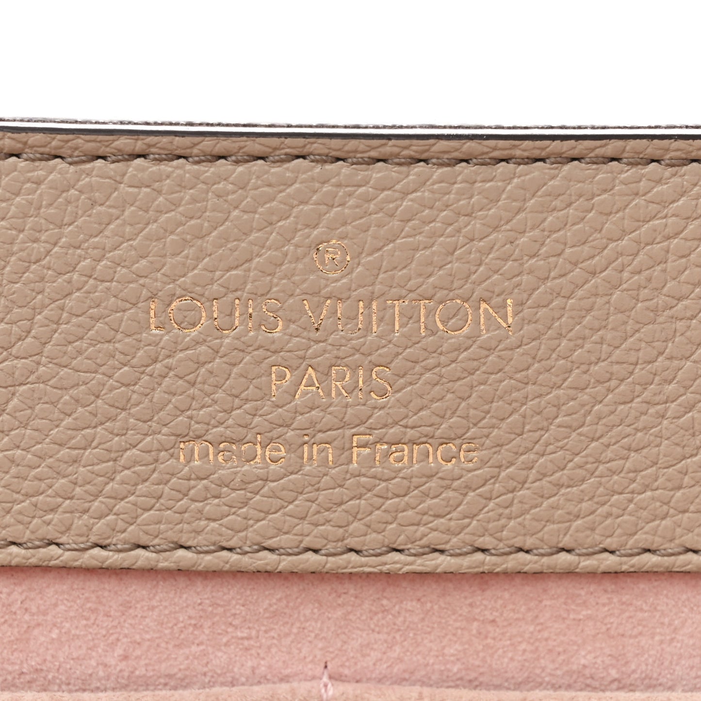 Soft Calfskin Lockme Ever MM Greige