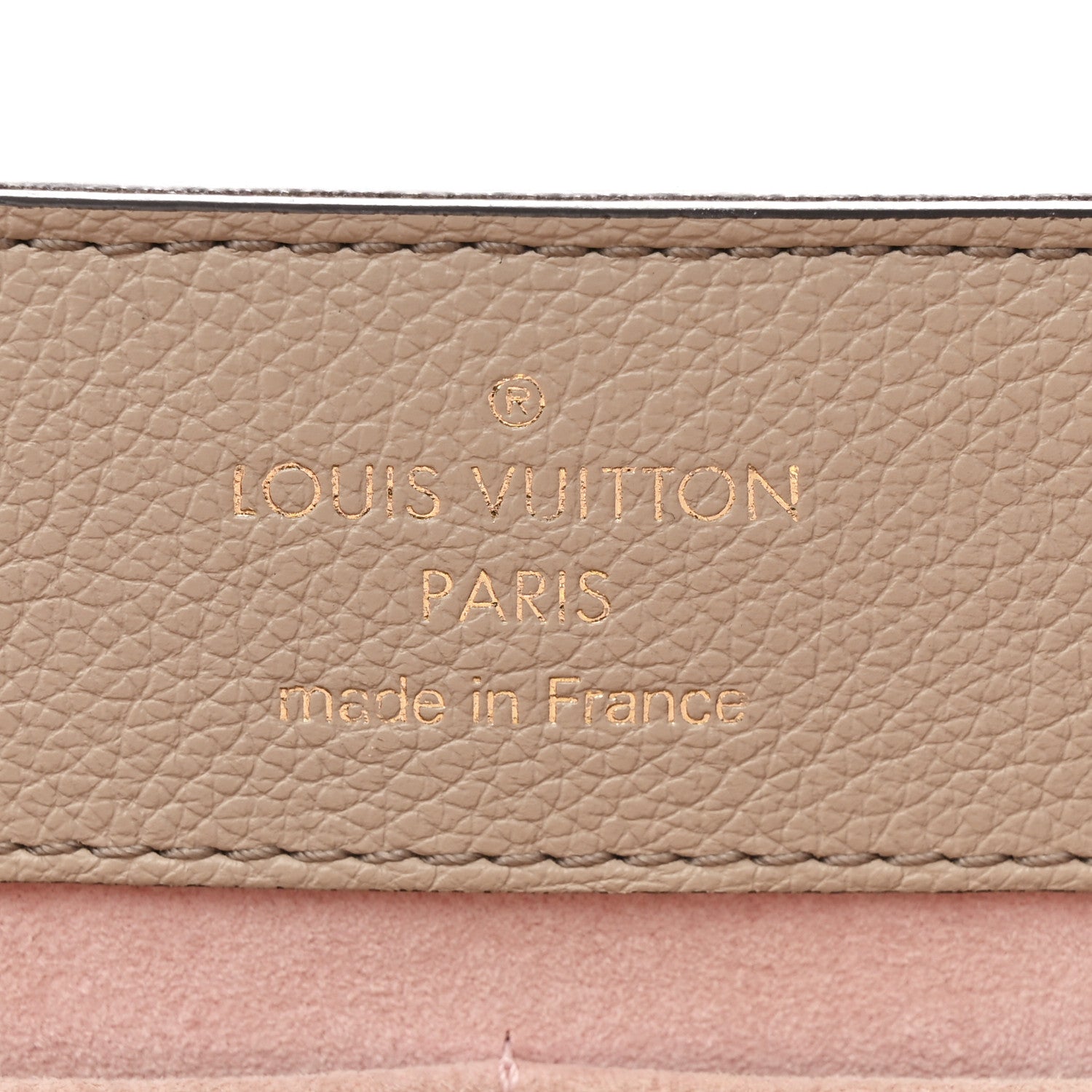 Louis Vuitton Soft Calfskin Lockme Ever MM Greige 6 of 9