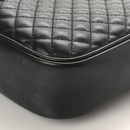 Gucci Calfskin Web Trapuntata Small GG Shoulder Bag Black 9 of 9