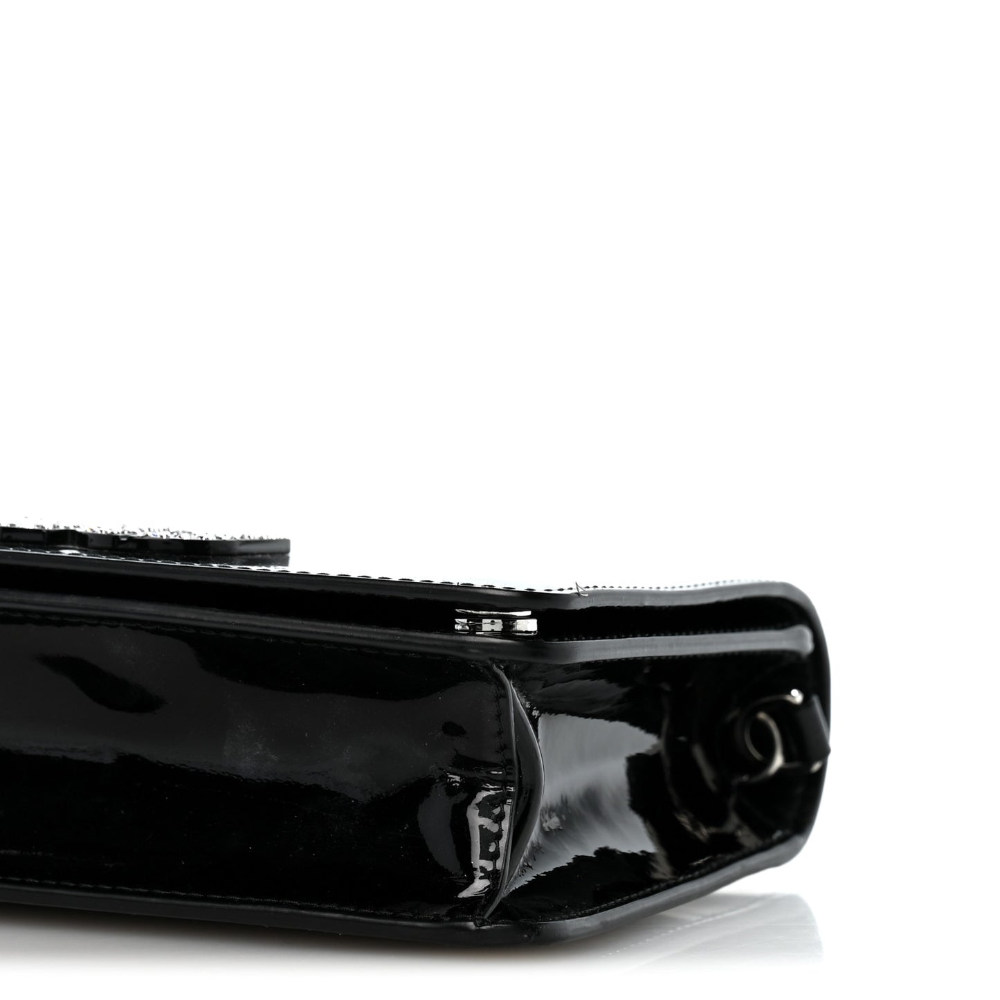 Vernice Crystal Wallet On Chain Black