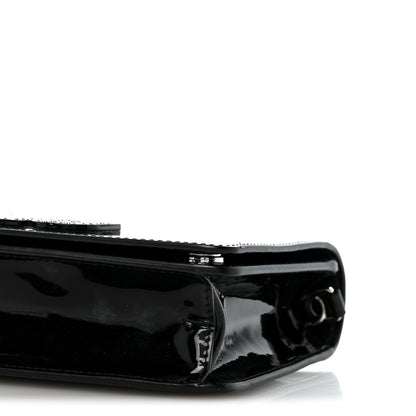 Miu Miu Vernice Crystal Wallet On Chain Black 10 of 13