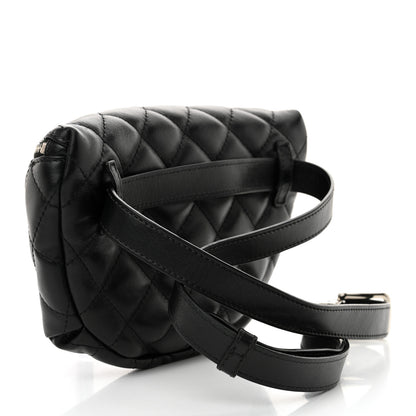 Chanel Calfskin Quilted Waist Belt Bag Black 3 of 11