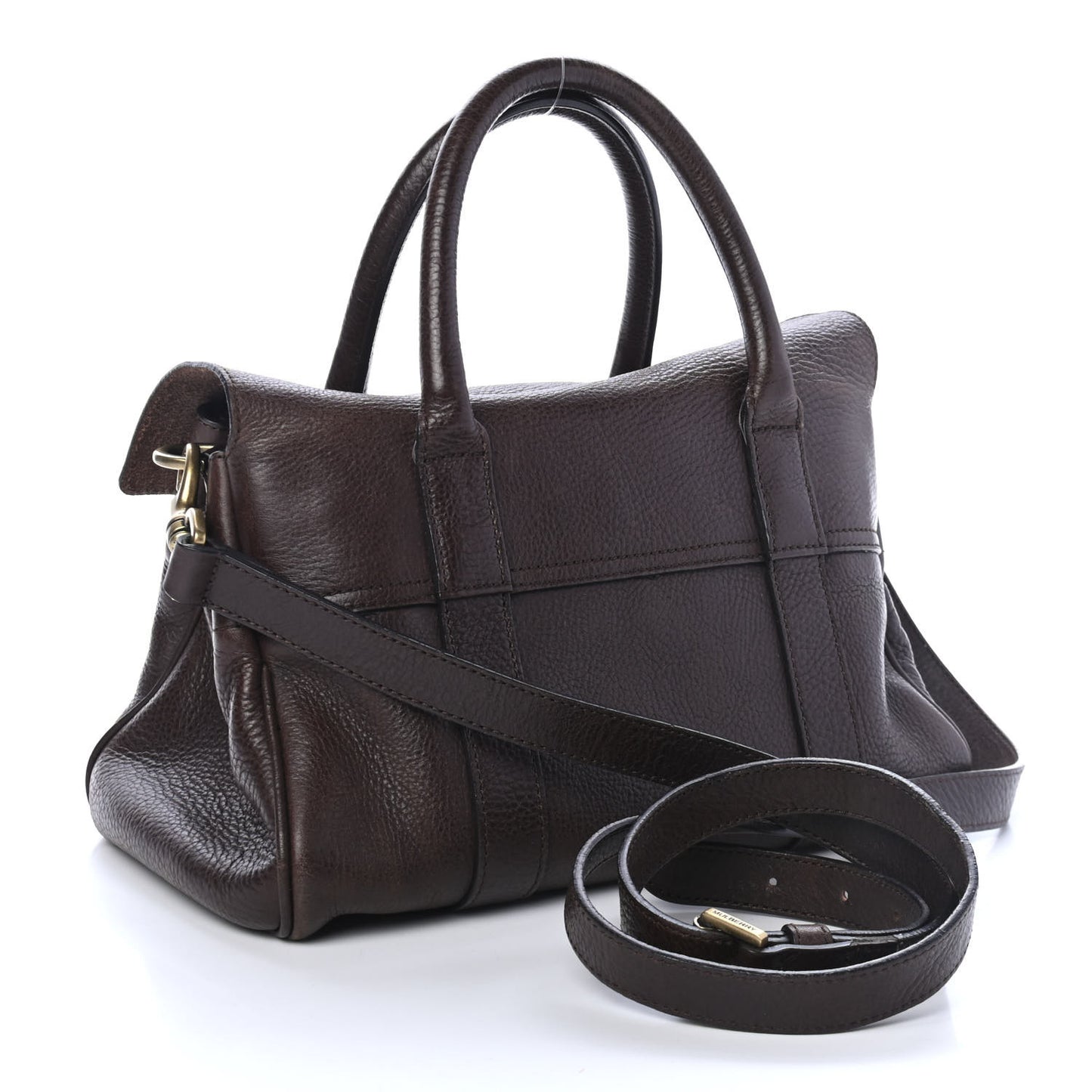 Soft Grain Calfskin Small Bayswater Chocolate