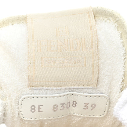 Versace X FENDI Fabric FF Baroque Womens Fendace Match Sneakers 39 Gold Multicolor 8 of 8