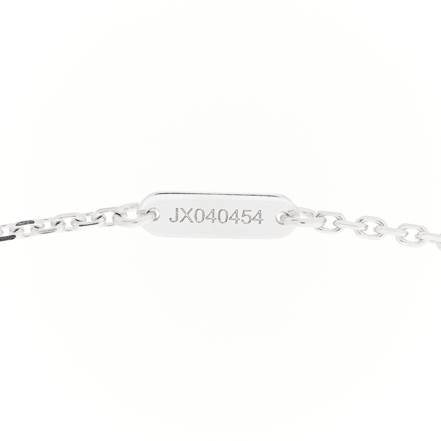 Van Cleef & Arpels 18K White Gold Diamond Socrate One Flower Pendant Necklace 4 of 6