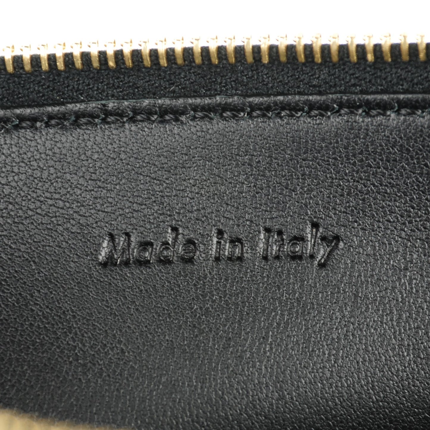 Spazzolato Calfskin Clutch Black