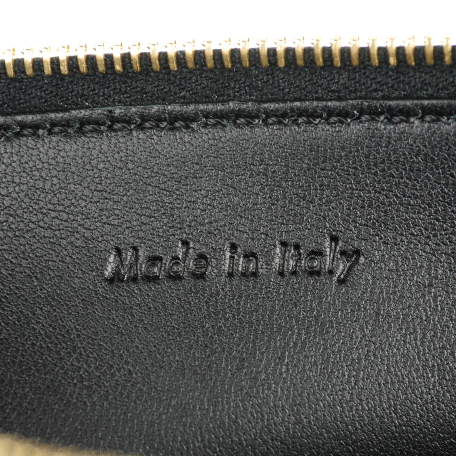 Celine Spazzolato Calfskin Clutch Black 7 of 8
