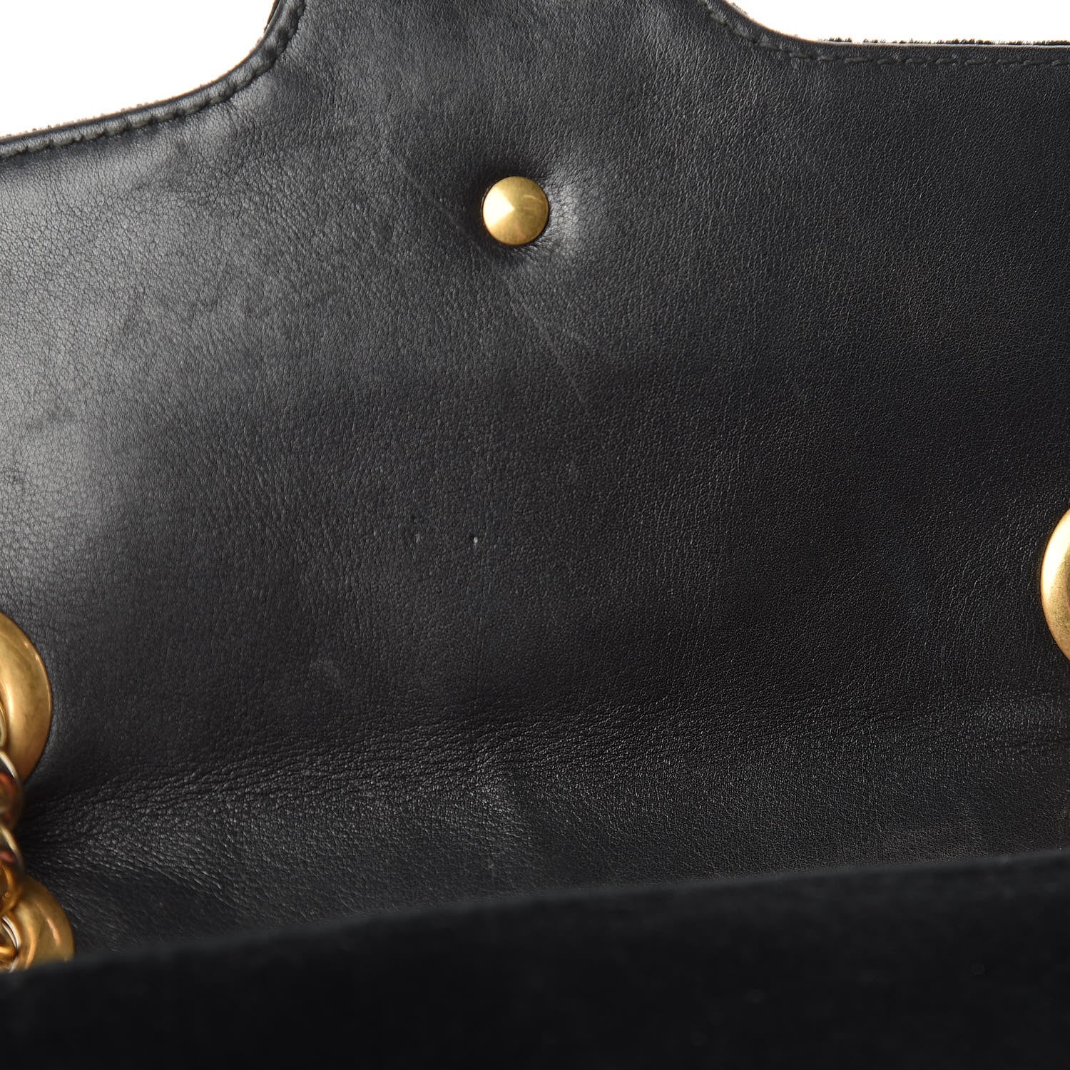 Gucci Velvet Matelasse Mini GG Marmont Shoulder Bag Black 19 of 21