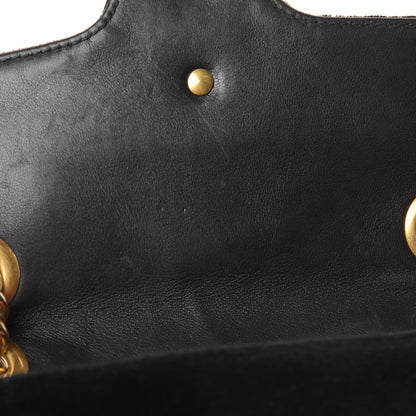 Gucci Velvet Matelasse Mini GG Marmont Shoulder Bag Black 19 of 21