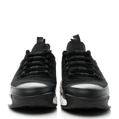 Chanel Velvet Calfskin Mixed Fibers CC Sneakers 36.5 Black 2 of 14