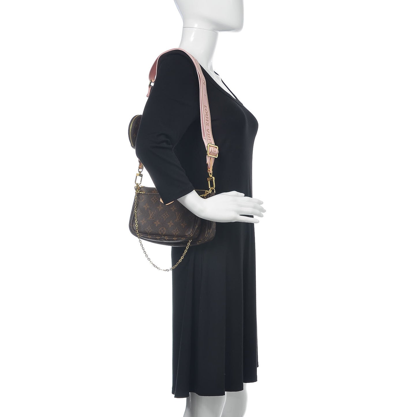 Monogram Multi Pochette Accessories Rose Clair