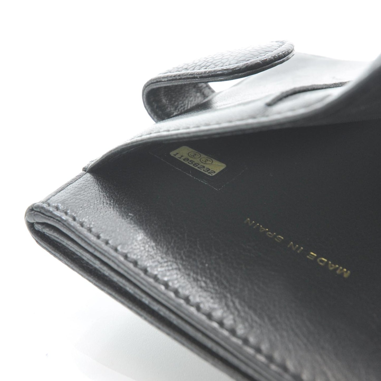 Caviar Compact CC Bi-Fold Wallet Black