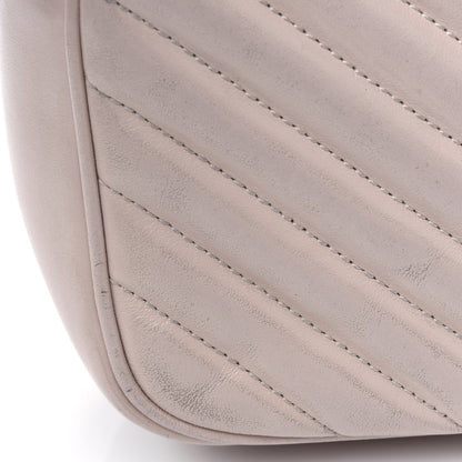 Saint Laurent Calfskin Matelasse Monogram Lou Camera Bag Washed Light Pink 16 of 31