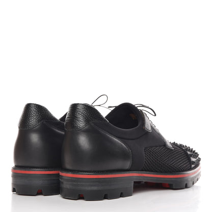 Christian Louboutin Calfskin Rete Net Neo Mens Luis Flat 42.5 Black 4 of 10