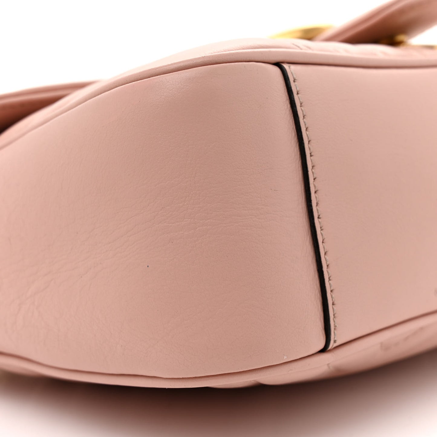 Calfskin Matelasse Small GG Marmont Shoulder Bag Perfect Pink
