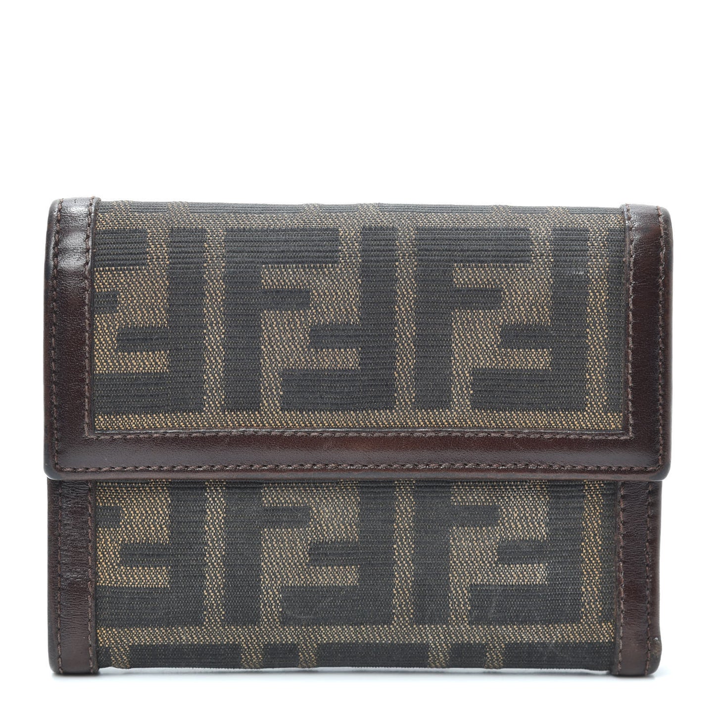 Zucca Compact Wallet Tobacco