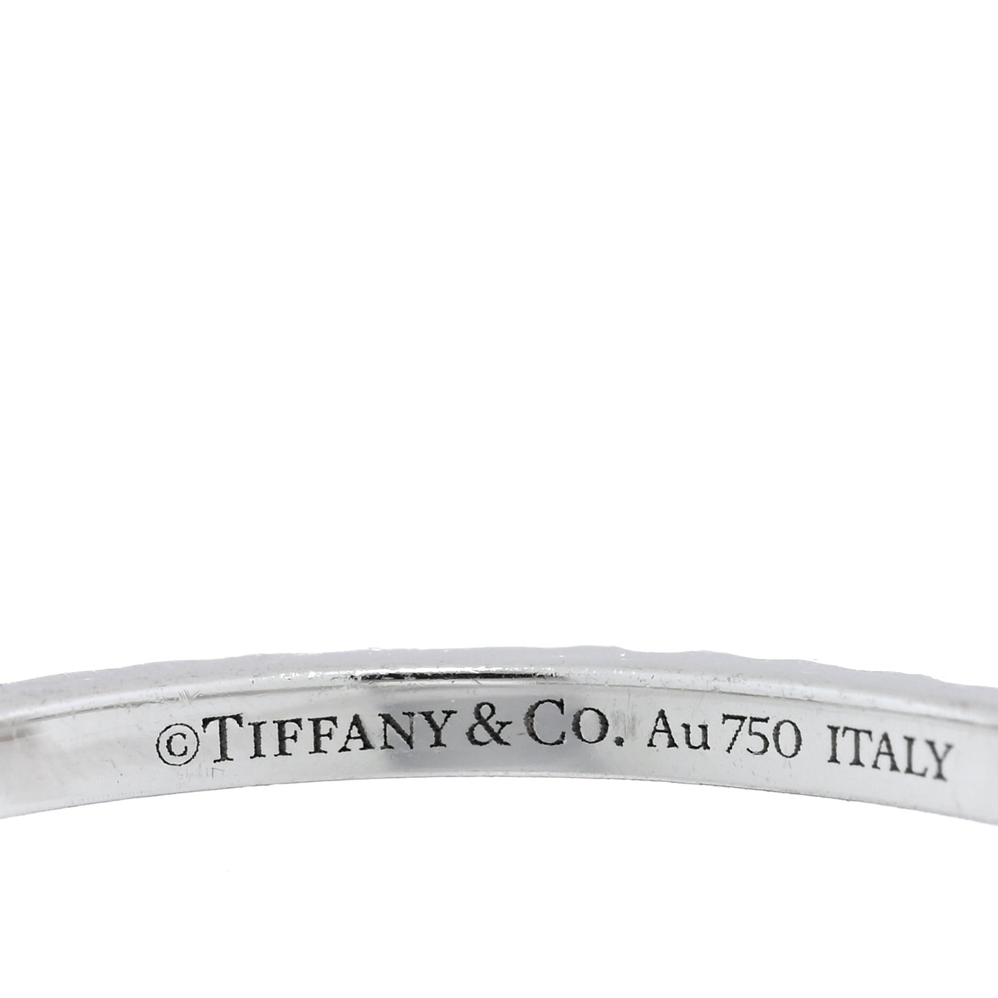 18K White Gold Diamond T Wire Pave Ring 54 7