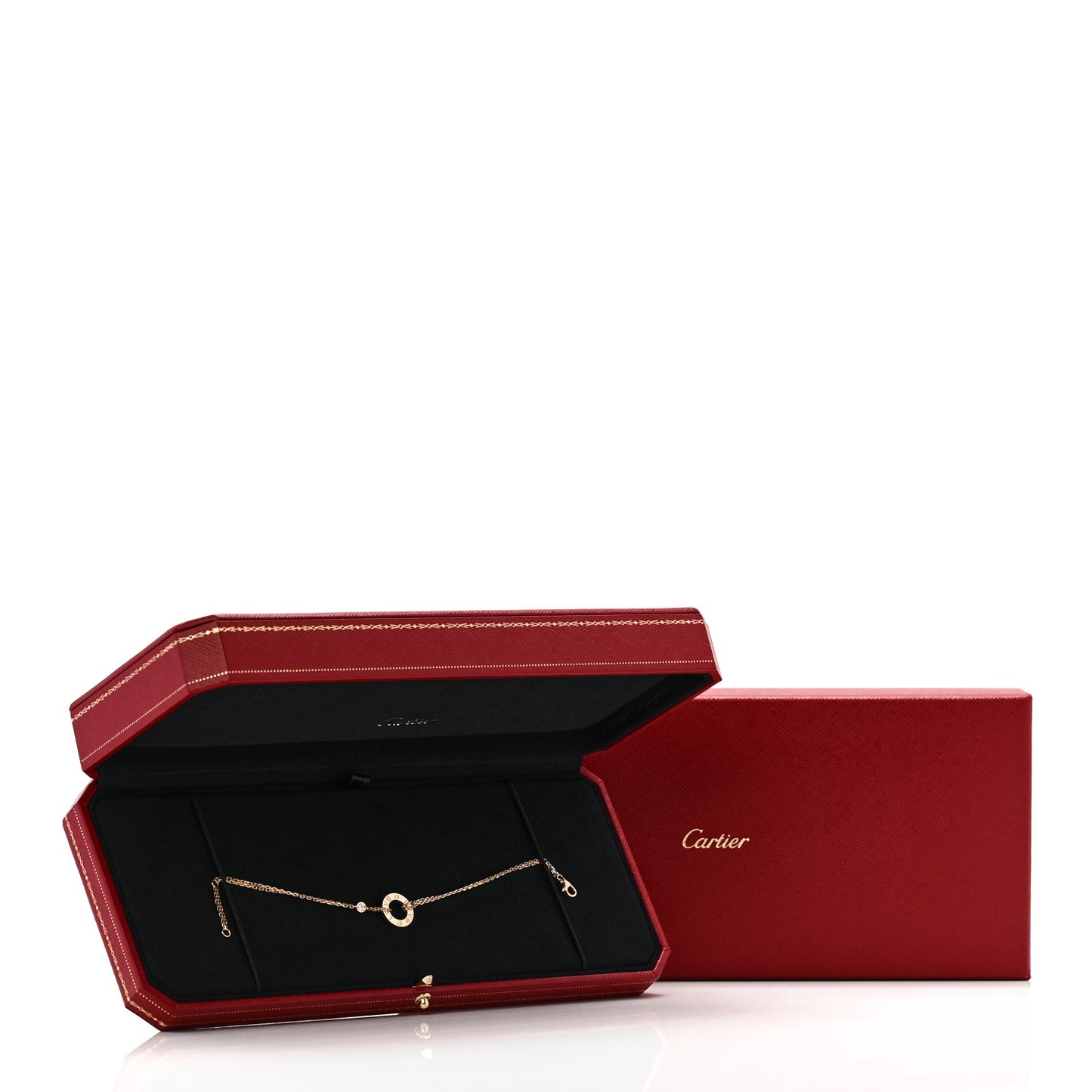 18K Yellow Gold Diamond Love Bracelet