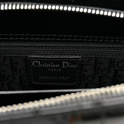 Christian Dior Patent Cannage Stitched East West Lady Dior Black 6 of 9