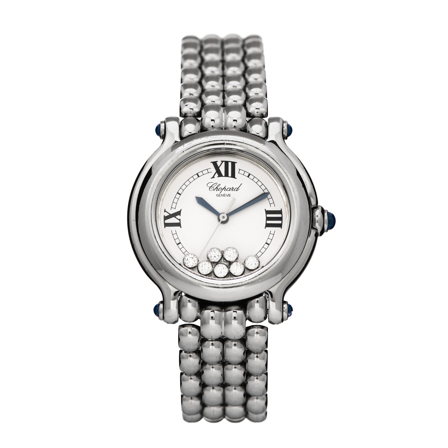 Chopard Stainless Steel 7 Diamond 32mm Happy Sport Quartz Watch 1 of 5