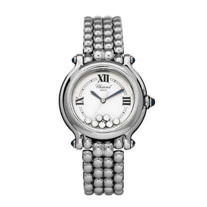 Chopard Stainless Steel 7 Diamond 32mm Happy Sport Quartz Watch 1 of 5
