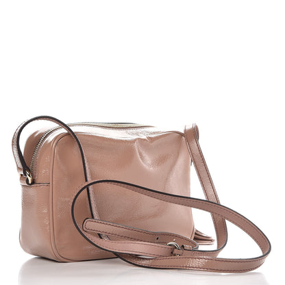 Gucci Vernice Naplack Small Soho Disco Bag Dark Cipria 3 of 7