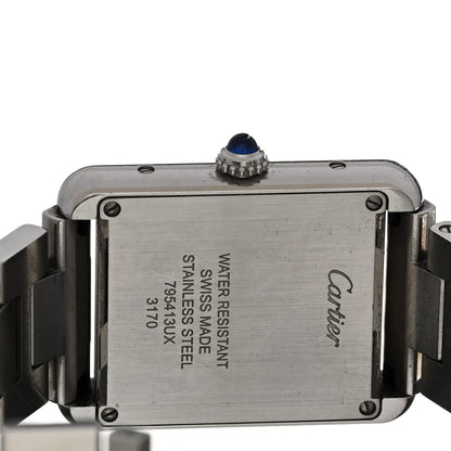 Cartier Stainless Steel 24mm Tank Solo Quartz Watch 4 of 5