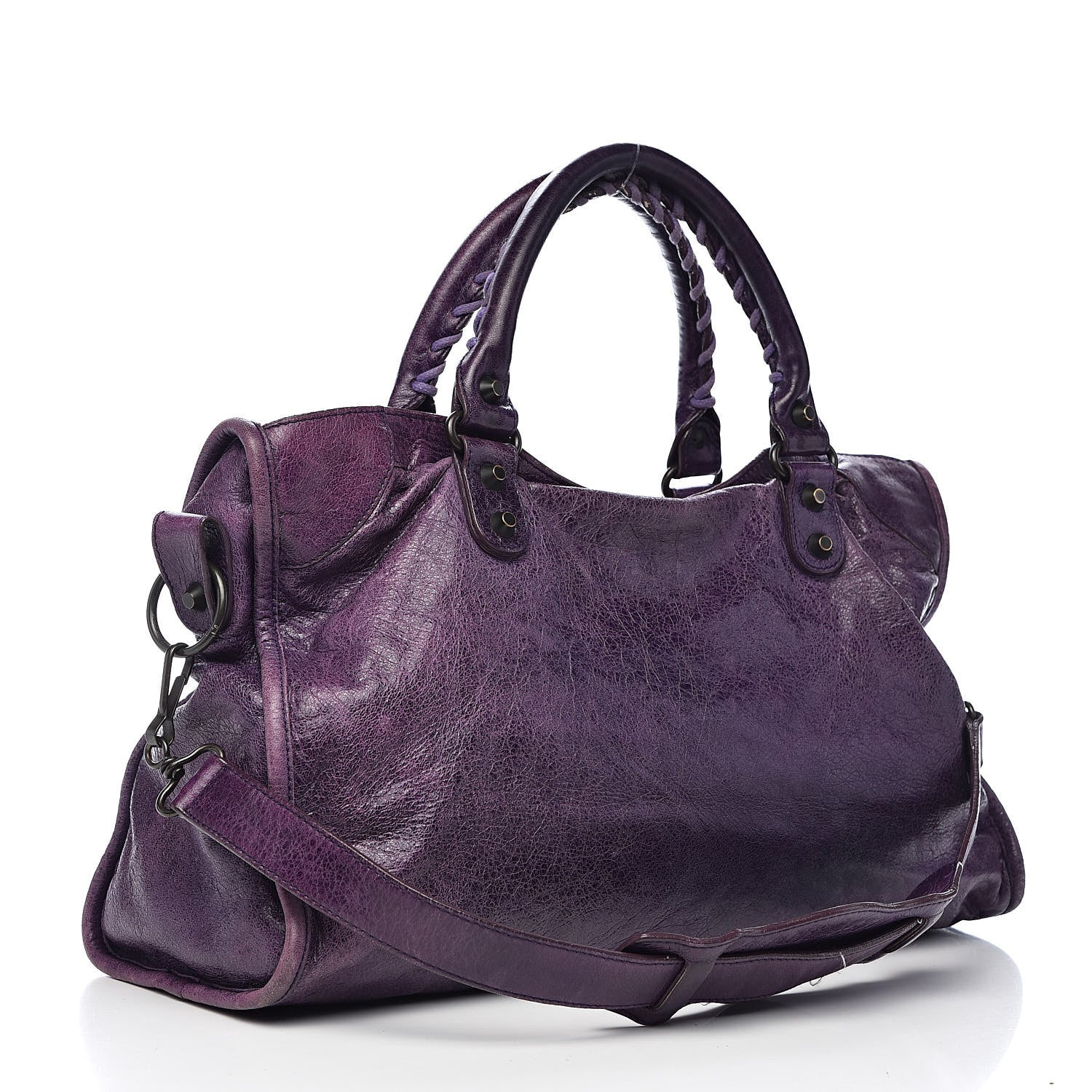 Balenciaga Agneau Classic Hardware City Raisin 3 of 18