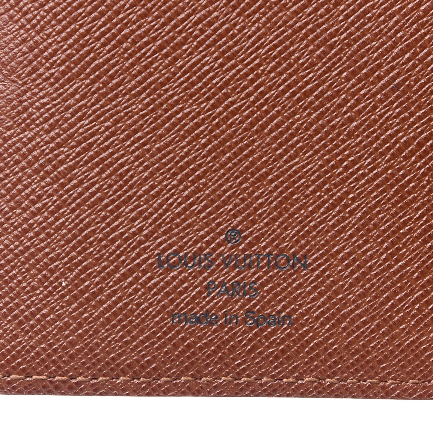 Monogram Checkbook Holder Case Wallet